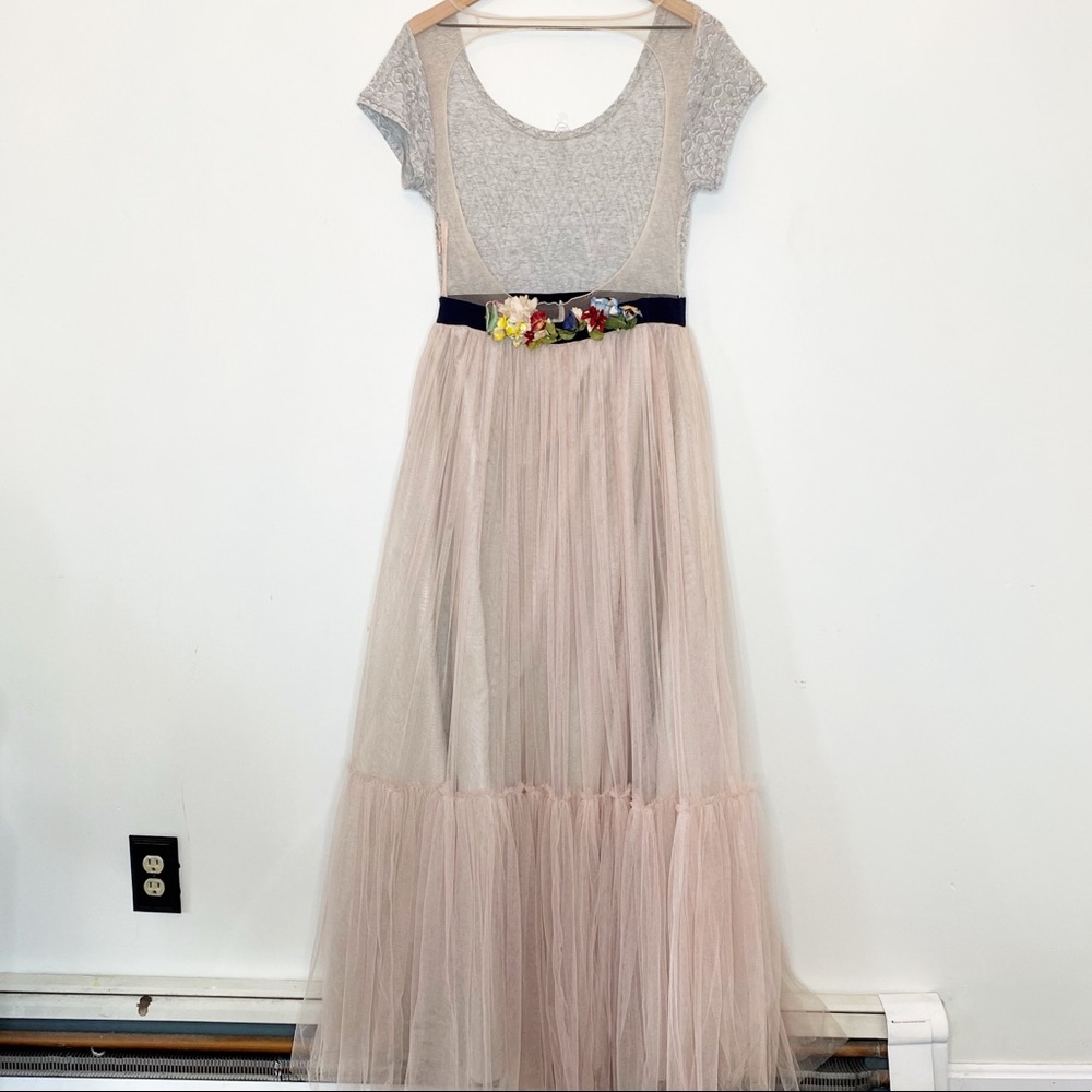 Rare Unique Backless Tulle prom wedding  Gown - Picture 3 of 8